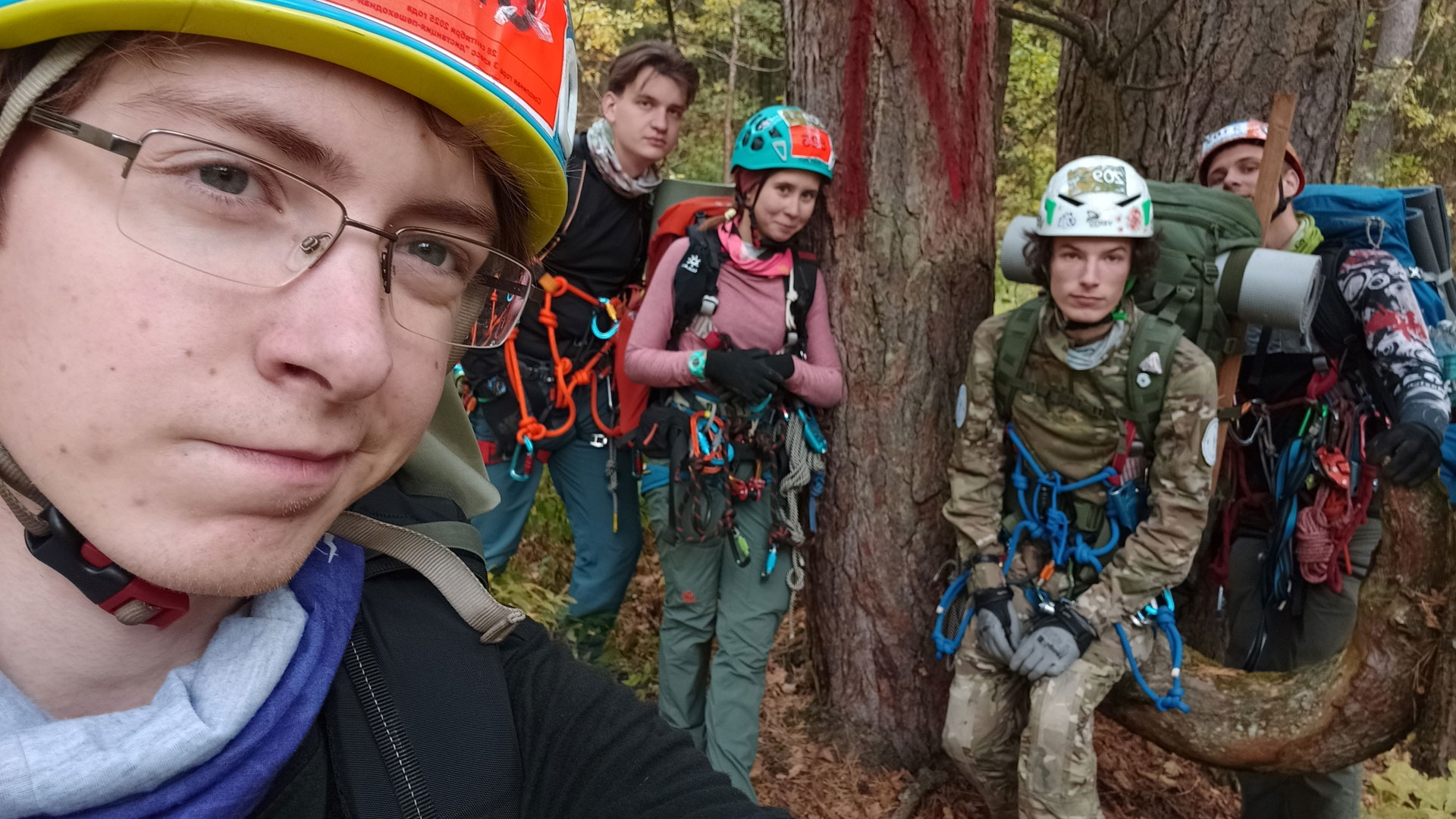 Команда РХТУ им. Д.И. Менделеева на соревнованиях по поисково-спасательным работам