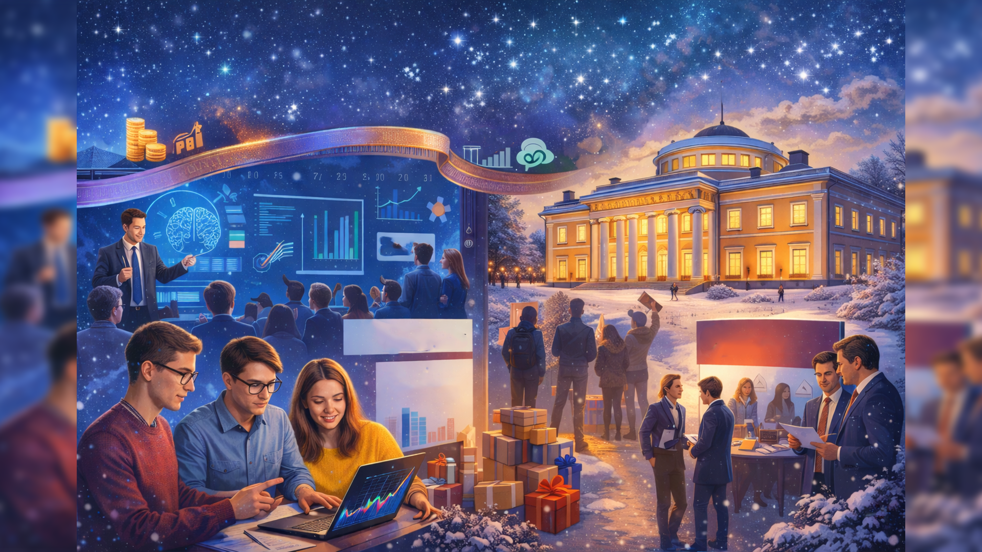 Приглашаем менделеевцев на Зимнюю школу по цифровой финансовой аналитике в СПбГУ