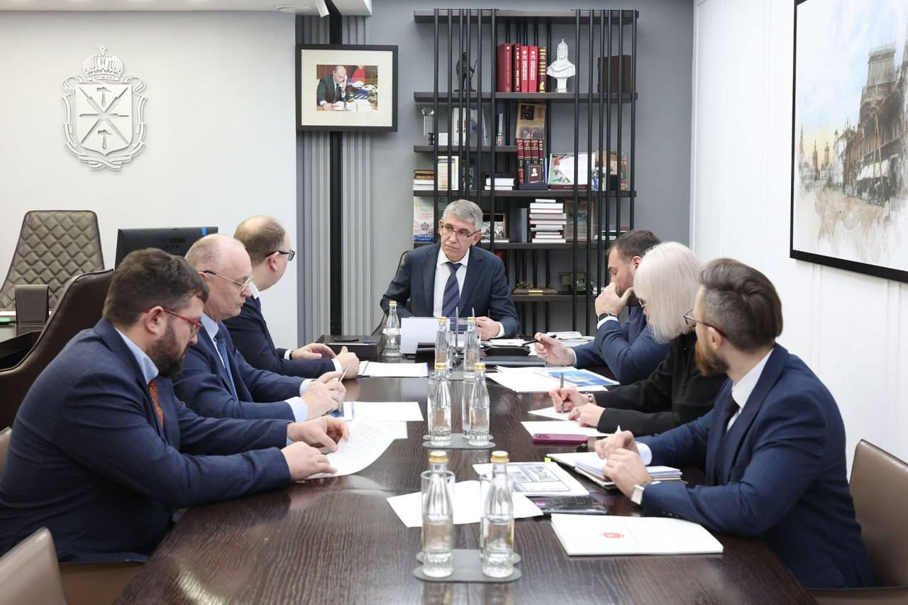 Губернатор Тульской области Дмитрий Миляев провел рабочую встречу с ректором РХТУ им. Д.И. Менделеева Сергеем Филатовым