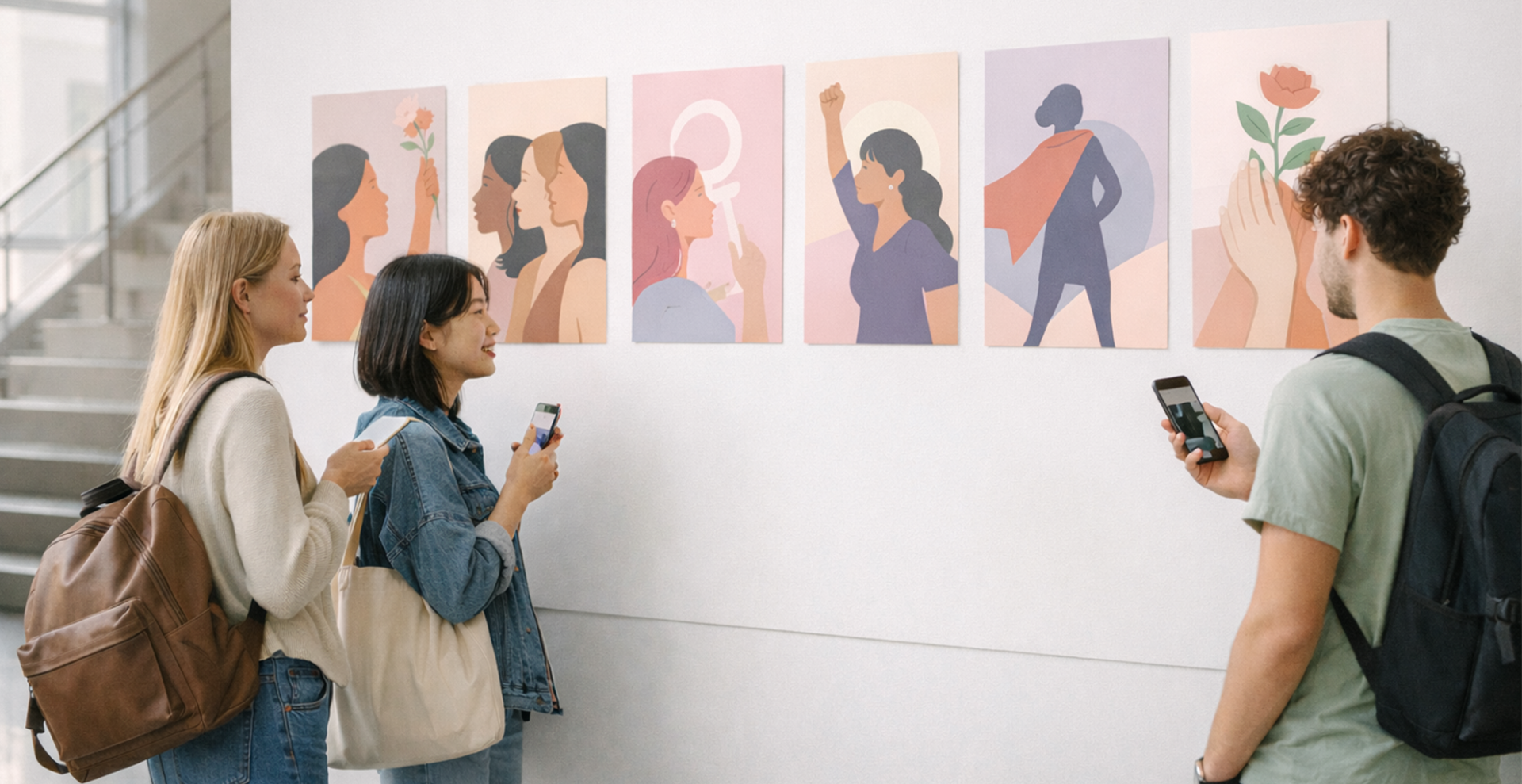 Конкурс плакатов к 8 марта: выберите лучшую работу!