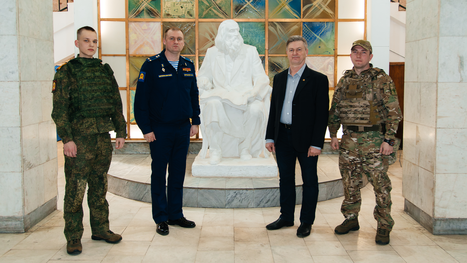 В РХТУ прошла лекция о применении БПЛА в современных боевых действиях