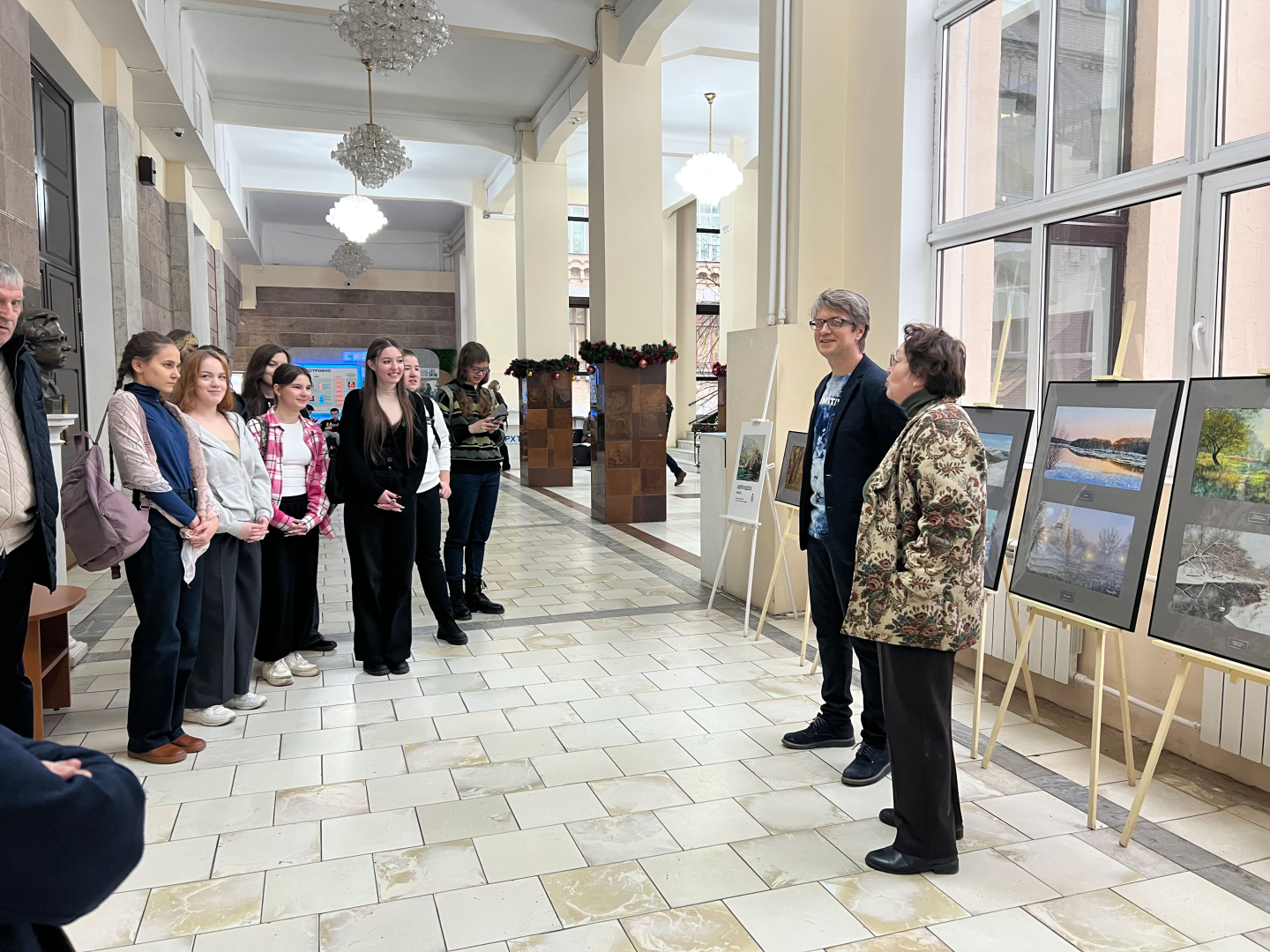 В РХТУ открылась выставка акварельной живописи выпускника Андрея Федосеева