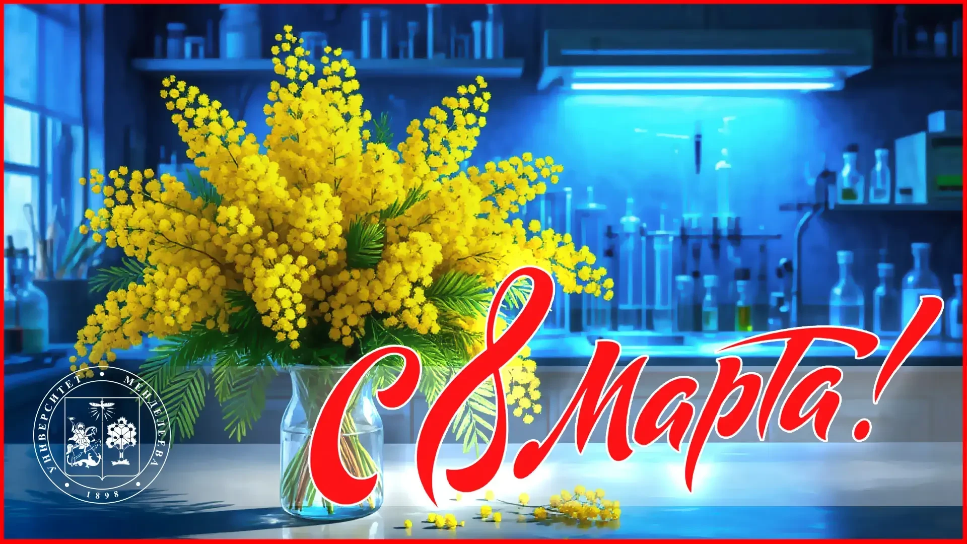 Ректор поздравил прекрасных дам с 8 марта!