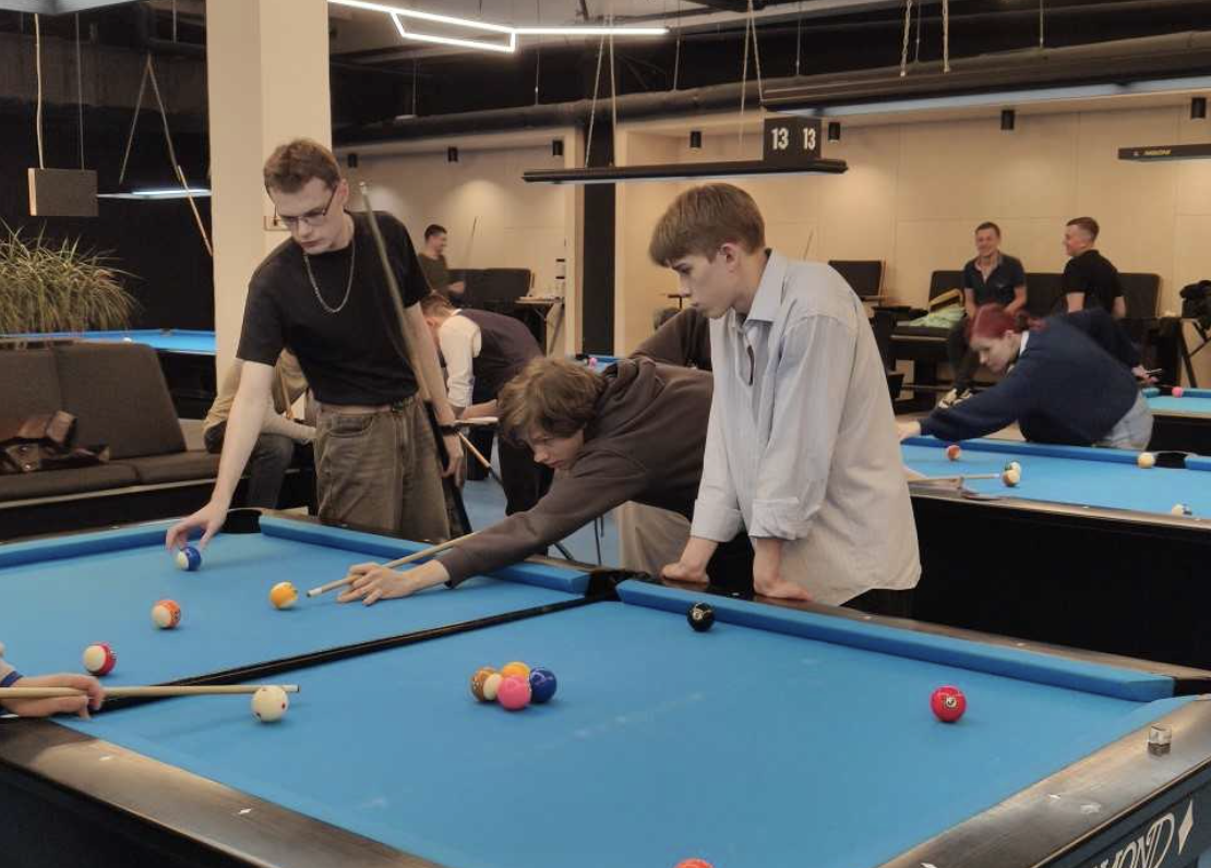 В РХТУ прошел отборочный турнир по бильярду