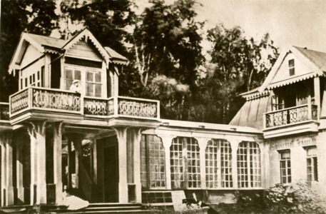 Дом в имении Боблово, где Д.И. Менделеев проводил сельскохозяйственные опыты.